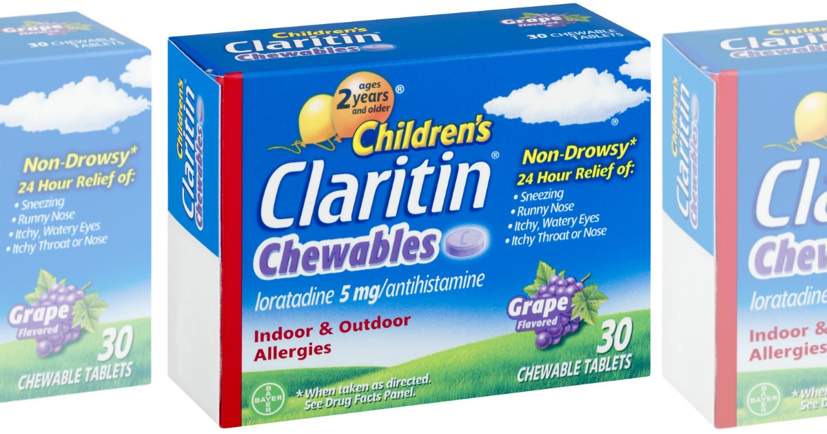 Amazon: Children's Claritin Non-Drowsy Chewables 30 Count Box Only $12. ...