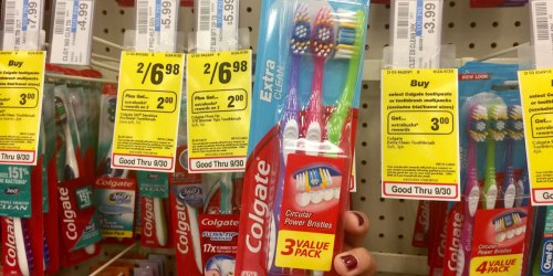 CVS: Colgate Toothbrush 3-Pack Just 99¢ After Rewards (No Coupons Needed)