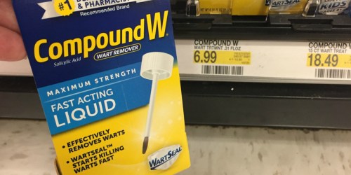 Compound W Wart Remover Only $3.19 at Target (Regularly $6.99)