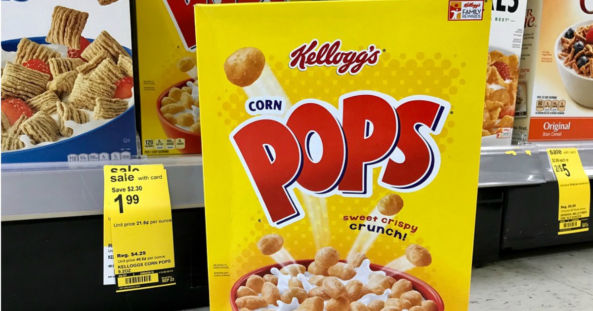 Walgreens: Kellogg's Corn Pops Cereal Only 98¢