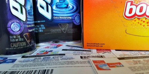 Six Coupons That Won’t Last (Bounce, Edge Shave Gel, Crest & More)