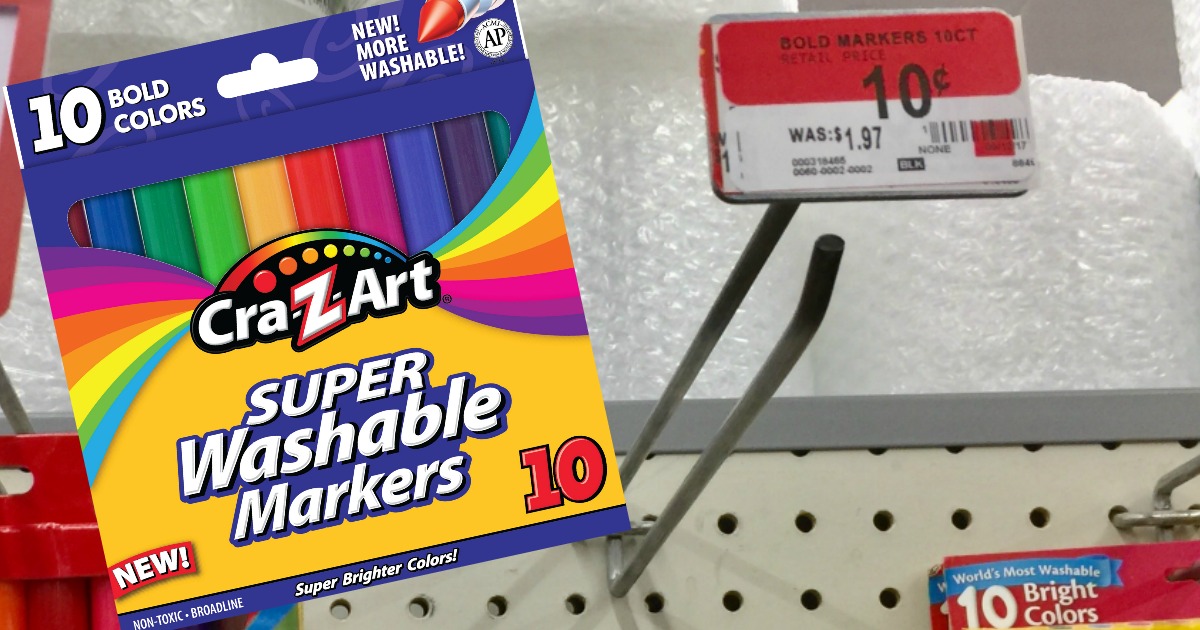 Walmart Clearance Find 10 Cra Z Art Markers Hip2Save
