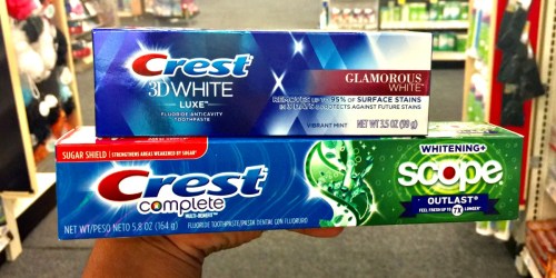 New $1/1 Crest Toothpaste Coupon = ONLY 99¢ at CVS