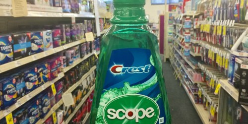 CVS Shoppers! Crest Scope Mouthwash 1-Liter ONLY 79¢ (After Rewards)
