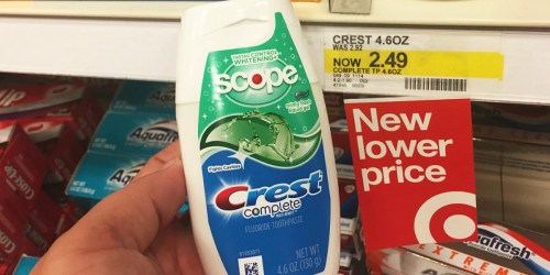 Crest Complete Toothpaste Only 49¢ at Target