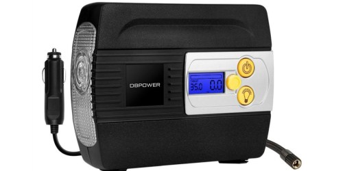 Amazon: DBPOWER Portable Tire Pump Air Compressor Only $22.19 Shipped