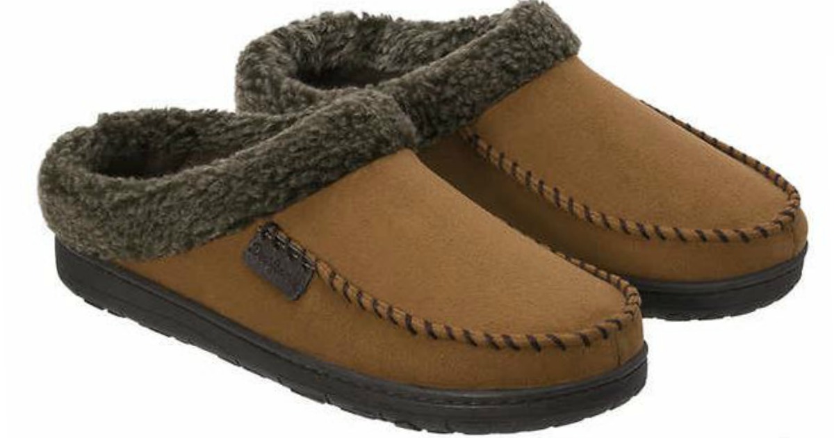 Costco Members: Dearfoams Men's Slippers Only $9.99 Shipped (Awesome Price)