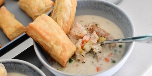 Make Creamy Crockpot Chicken Pot Pie Soup | Easy Dinner Recipe
