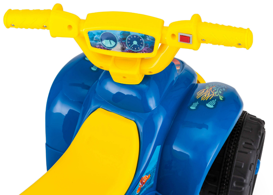 disney finding dory 6v toddler quad ride on