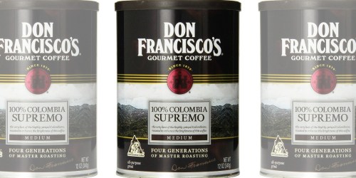 Amazon: Don Francisco’s Gourmet Ground Coffee 12oz Container Only $3 Shipped