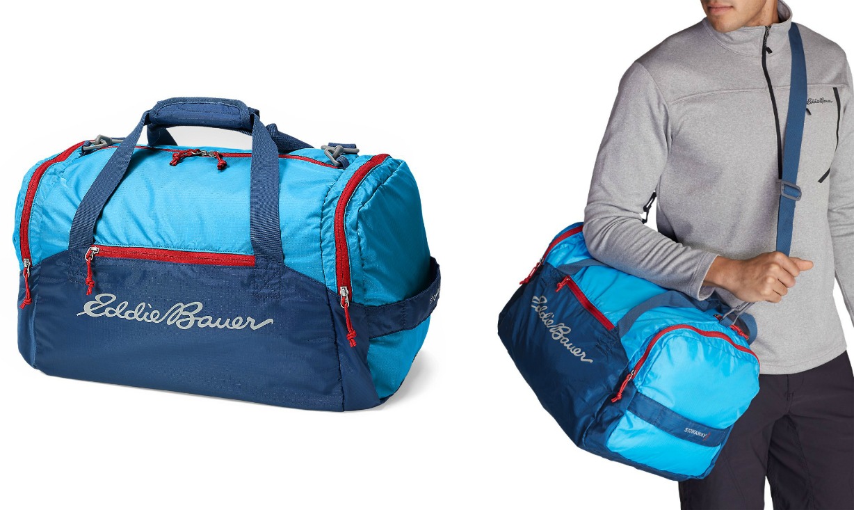 eddie bauer stowaway 40l packable duffel