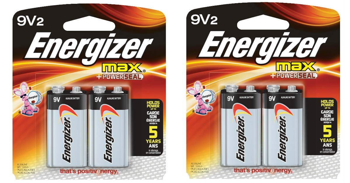 Amazon 2 Pack Energizer Max 9V Batteries Only 3.33 Shipped