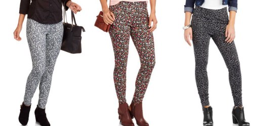 Walmart: Faded Glory Women’s Printed Jeggings Only $3 + More Clearance Deals