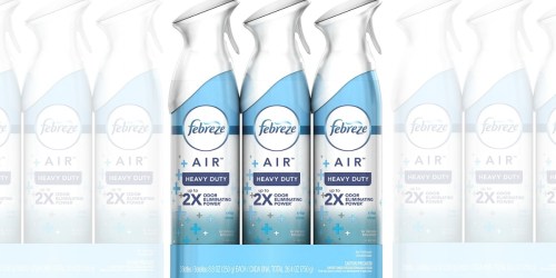 Amazon: Febreze Heavy Duty 3-Pack Air Freshener Only $5.52 Shipped (Just $1.84 Each)