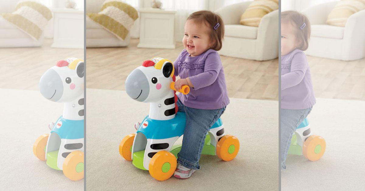 Fisher price best sale rollin tunes zebra