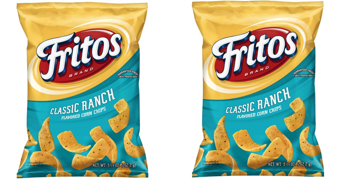 Walmart.com: Fritos Classic Ranch Corn Chips 9.25oz Bag ...