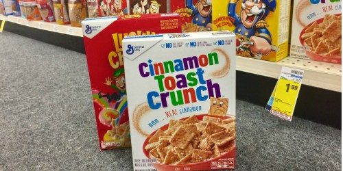$10 Off First CVS Curbside Order Of $10+ = SIX Boxes General Mills Cereal Just $1.94 TOTAL