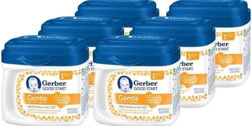 Amazon: 6 Pack Gerber Good Start Infant Formula Only $100.87 Shipped (Just $16.81 Each)