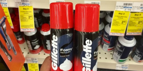CVS: Gillette Shave Foam Only 49¢ (After Rewards)