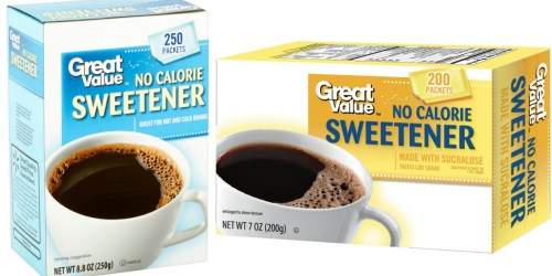 Walmart.com: DEEP Discounts on Great Value No-Calorie Sweeteners