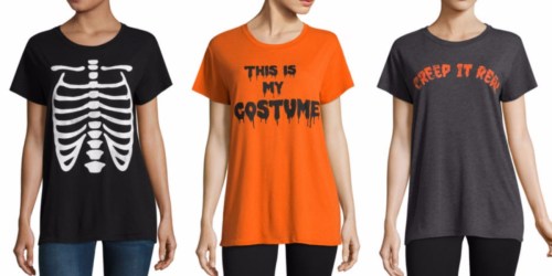 JCPenney: Women’s Halloween Tees Only $3 Each