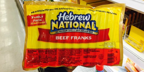 Target: Hebrew National Family Size Beef Franks Only $5.60 After Gift Card (Regularly $13.49)