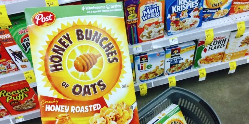 Walgreens: Honey Bunches of Oats Cereal Only $1 (After Cash Back) & More