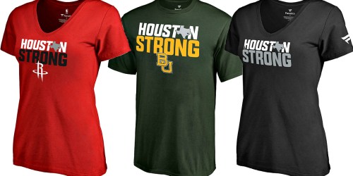 Houston Strong T-Shirts $24.99 Shipped + 100% of Profits Donated to Hurricane Harvey Relief Efforts