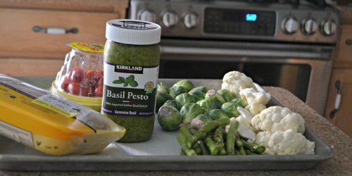 One Pan Chicken Pesto and Veggies: Delicious, Quick, & Easy Dinner Idea