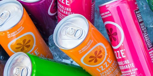 Amazon: IZZE Sparkling Juice 24 Pack Only $11.19 (Just 47¢ Per Can)