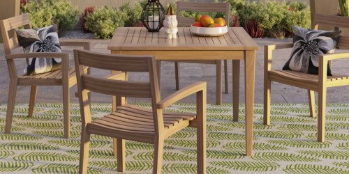 Target.com: 5-Piece Wood Patio Set Only $309.98 Shipped (Regularly $700)