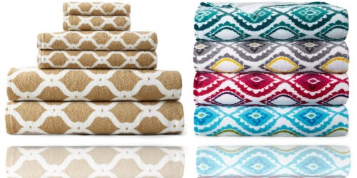 JCPenney: Patterned Bath Towels As Low As $3.23 Each (Regularly $12) + More