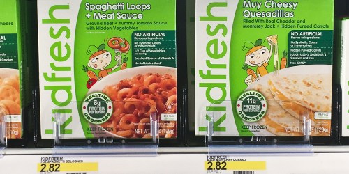 Target: KidFresh Frozen Meals Only 24¢ Each (Regularly $2.82) – After Cash Back Offers