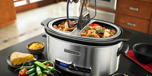 Amazon: KitchenAid 6-Quart Stainless Steel Slow Cooker Only $44.10 Shipped ($81 Value)