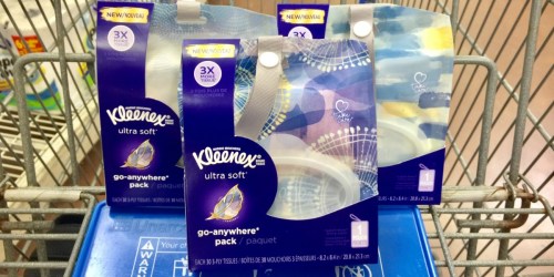 Walmart Shoppers! Make Money on Kleenex Go-Anywhere Packs (After Cash Back)