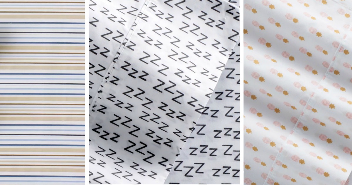 Kohl's The Big One Percale and Jersey Queen Sheet Sets Just 16.99