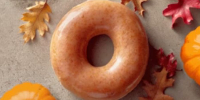 It’s HERE! Krispy Kreme Pumpkin Spice Original Glazed Doughnut (Today Only)