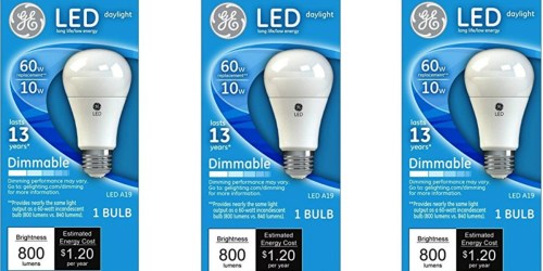 Amazon: GE Lighting Light Bulb ONLY $1 (Regularly $6.95) – Ships w/ $25 Order
