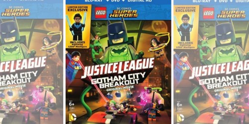 Best Buy: LEGO Justice League-Gotham City Breakout Blu-Ray AND Mini Figure Just $6.99