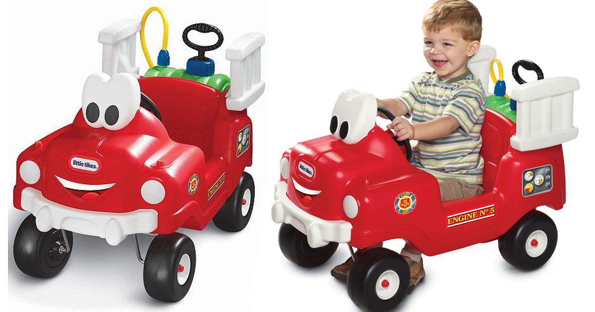 little tikes spray and rescue fire engine