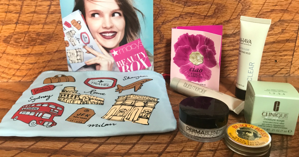 Macy's Beauty Box Only $15 Shipped - Possibly Includes AHAVA, Clinique ...