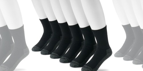Kohl’s: Men’s Croft & Barrow Work Socks 6-Pack Just $6.79 (Regularly $16)