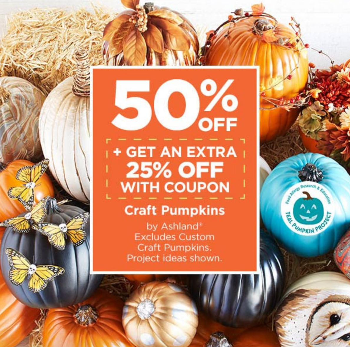 Michaels Extra 25 Off Sale Items (Save on Adorable Craft Pumpkins & More)