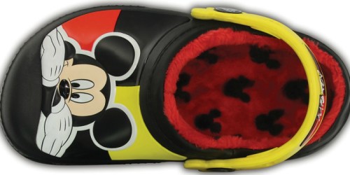Crocs: Extra 50% Off Sale Styles = Minnie Or Mickey Lined Clogs Just $18.99 (Regularly $40)