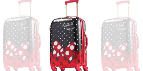 CUTE Minnie Mouse 21-Inch Hardside Luggage ONLY $52 Shipped (Regularly $140)