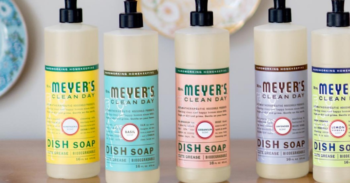 Amazon 3Pack Mrs. Meyer's Clean Day Dish Soap Just 6.41 Shipped