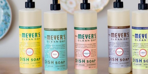Amazon: 3-Pack Mrs. Meyer’s Clean Day Dish Soap Just $6.41 Shipped (Only $2.14 Each)