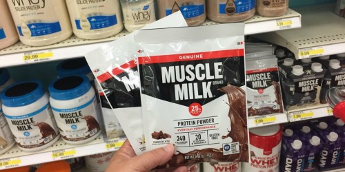 Target Shoppers! 50% Off Muscle Milk Protein Powder (Just Use Your Phone)