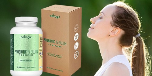 Amazon: Natrogix Probiotics 60-Count Capsules Only $12.99