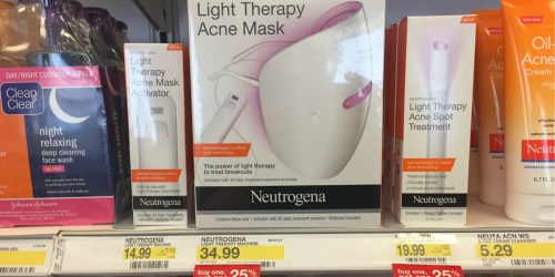 Target: 65% Off Neutrogena Acne Products (Treat Breakouts w/ Light Therapy)